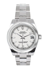 Rolex Datejust 31 White Dial Steel Ladies Watch 178240